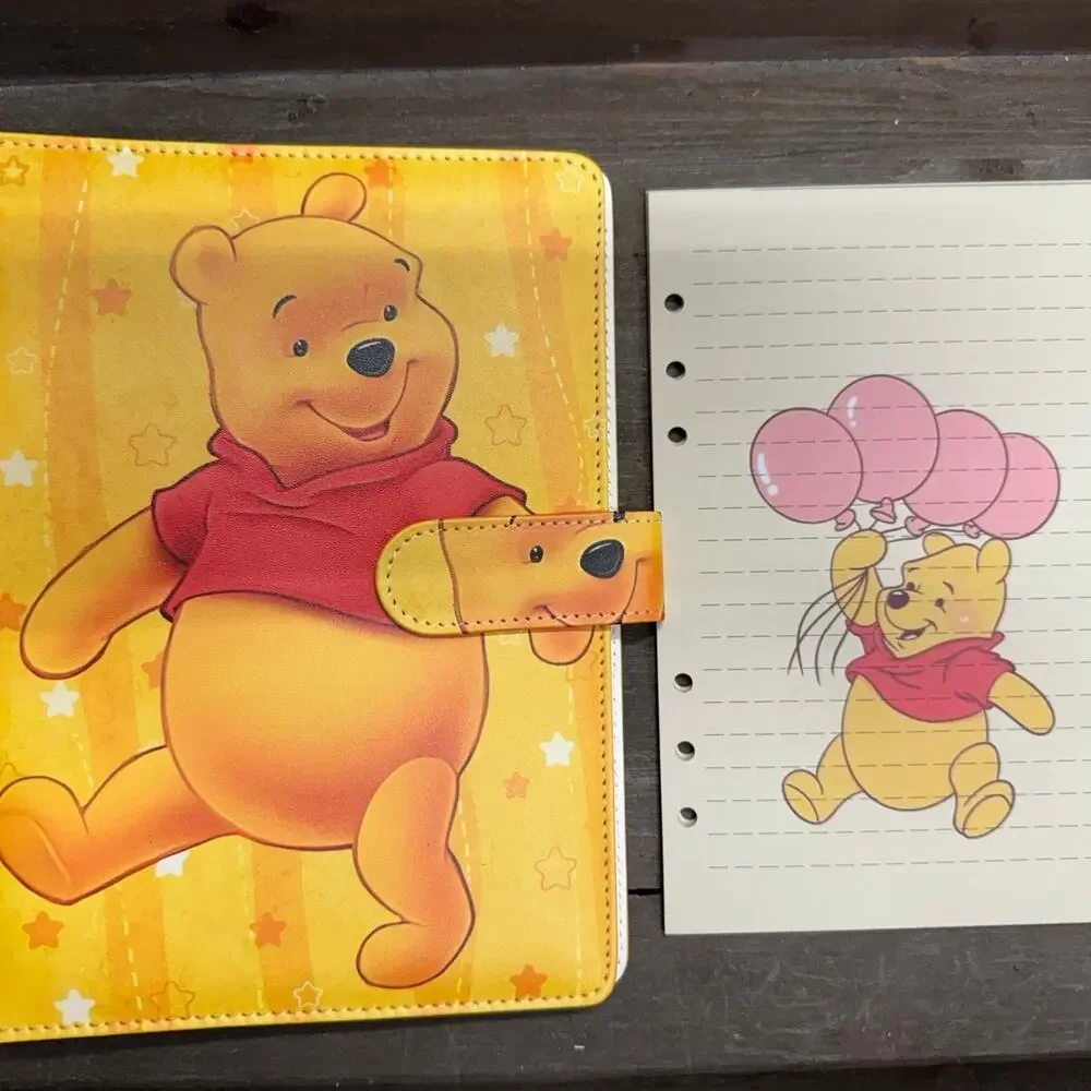 Winnie The Pooh A5 Binder Bundle